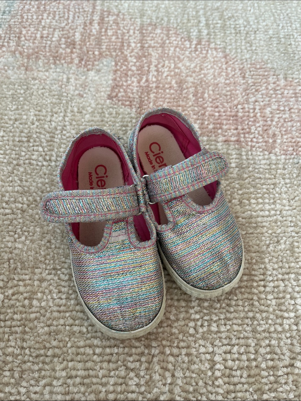 Cienta Multicolor Sparkle Mary Janes EU 23 US 7